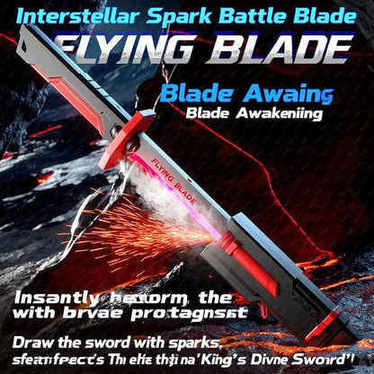 Glowing Sword with Sparks & Smoke